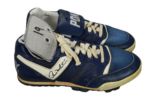 Paul Molitor Signed and Game-Worn PONY Cleats  (Molitor LOA)